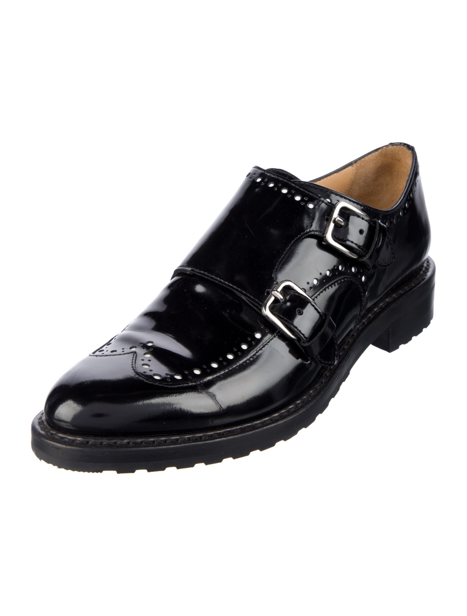 The Office of Angela Scott Patent Leather Oxfords